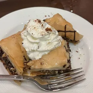 Chocolate Hazelnut Baklava