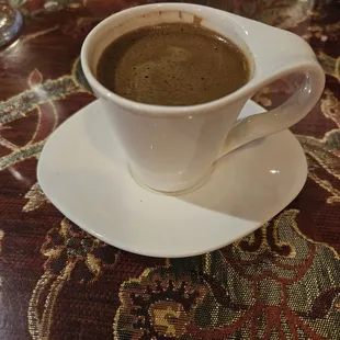 Topped off dinner with Turkish café