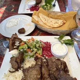 Doner Kebab and  Falafel Platter