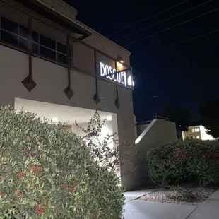outside