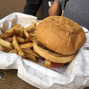 Green Chile Burger