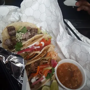 Roasted Cauliflower Street Tacos