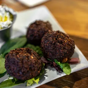 Green Chile Falafel Bites ($8)