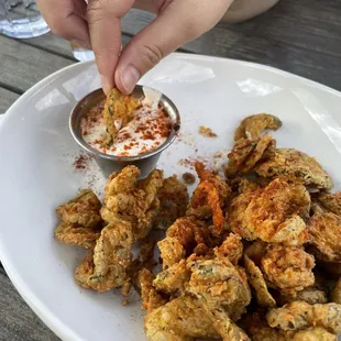 Fried Pickles with house-made ranch