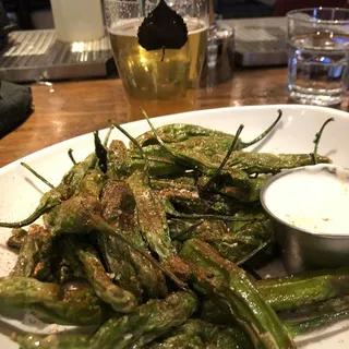 BLISTERED SHISHITO PEPPERS