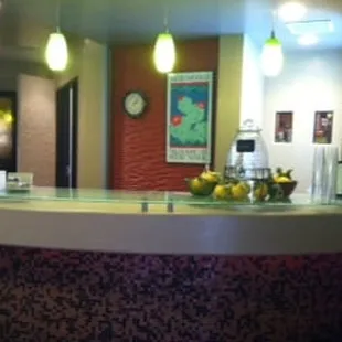 Our new office's reception area.