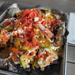 Chicken Elote Nachos