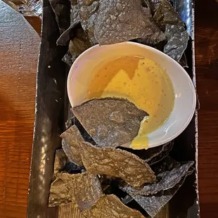 Chips and queso