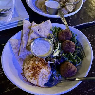 GREEN CHILE FALAFEL PLATE