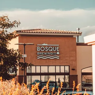 outside