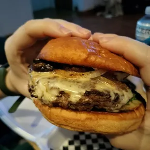 Mushroom burger