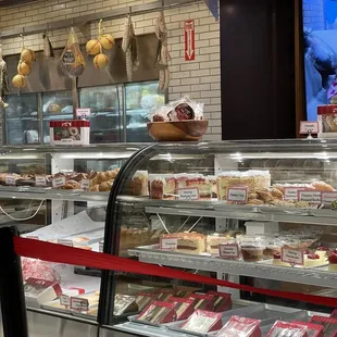 a display of pastries and pastries