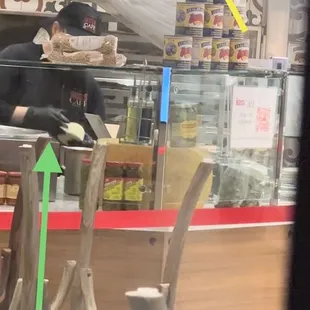 Employees cooking inside for themselves after 5pm