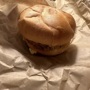 Sausage Egg and Cheese Sandwich