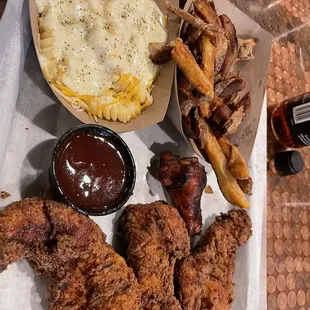 We are a LOT of the wings as we were starving. So freaking good!!