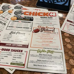 menu, sushi and sashimi