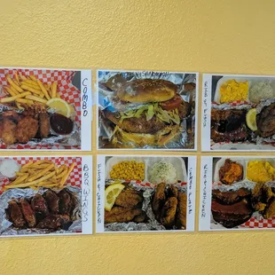 Menu photos
