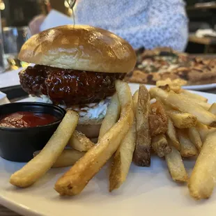 Korean Fried Chicken Sandwich w/ fries