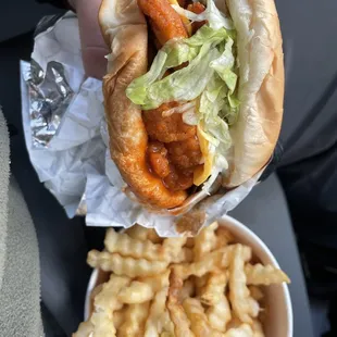 Buffalo Chicken Burger