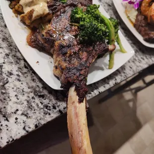 steak and broccoli