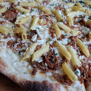 Sausage Penne Alfredo