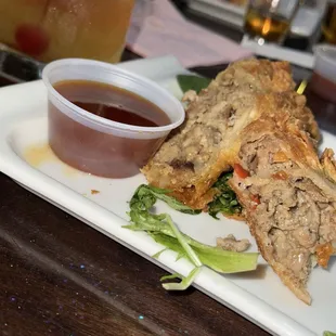 Jilly from Philly Steak Eggrolls