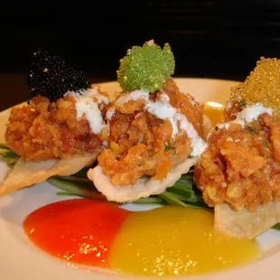 1/2 order of tuna tartar - yum doesn't describe it