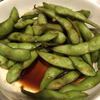 Spicy Garlic Edamame