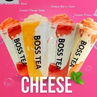 a variety of ice creams