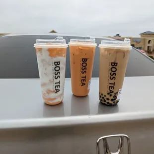 Caramal Creme Thai, Thai Tea, Taiwanese Milk Tea