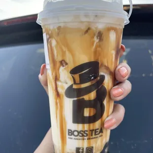 Royal Brown Sugar Latte (basically a brown sugar latte and cheese foam added)