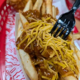 Chili cheese friess