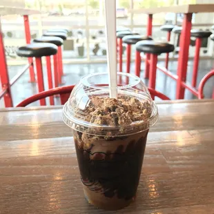 Chocolate Turtle Shake $4.99.