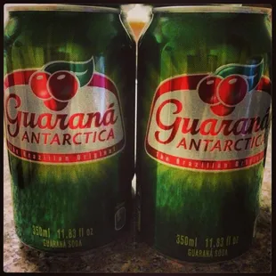 two cans of guarana