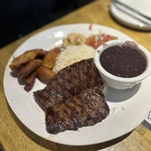 Skirt steak plate