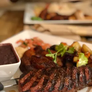 Grilled Coulote Steak (Picanha) Plate