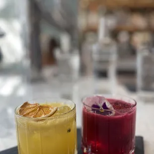 Passion fruit and hibiscus