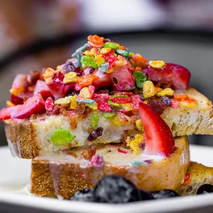 Fruity Pebbles French Toast