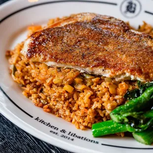 Cajun brick chicken