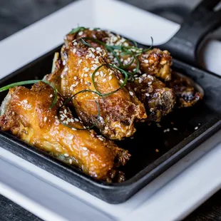 Dr. Pepper Wings - happy hour