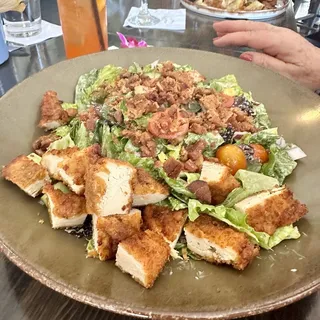 CRISPY FRIED CHICKEN SALAD
