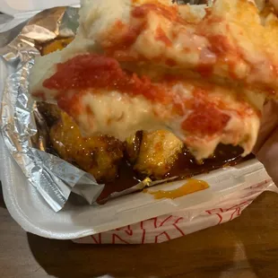 Dough was thick and not fully cooked