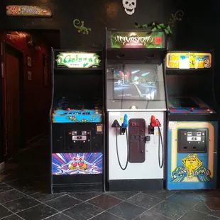 Arcade games near the entrance