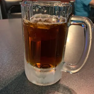 a glass of beer