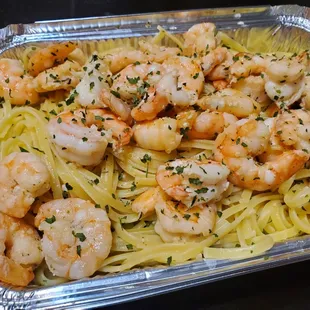 shrimp and noodles