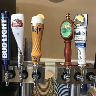Beer on tap