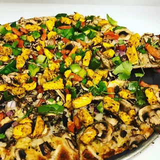 Vegan Chicken Tikka Masala Pizza