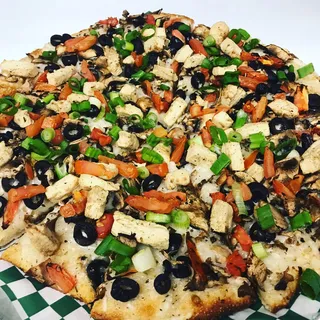 Gourmet Garlic Chicken Pizza