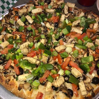 Vegan Garlic Combo Pizza