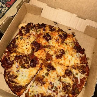 Vegan Hot Bull Fighter Pizza